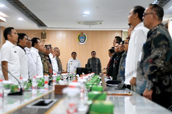 Terima Kunjungan Komisi II DPR RI, Pj Gubernur Sumut Pastikan Tahapan Pemilu Berjalan Baik